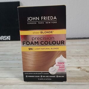 NEW John Frieda Sheer Blonde Precision Foam Color 9N Light Natural Blonde‎